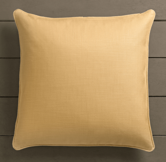 Perennials® Côte d'Azur Textured Linen Weave Pillow Cover Soleil