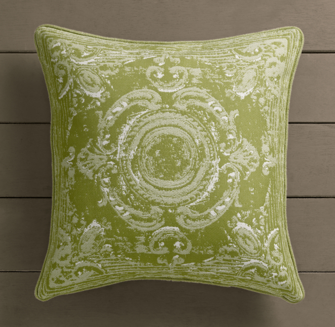 Perennials® Côte d'Azur French Tile Pillow Cover Vert