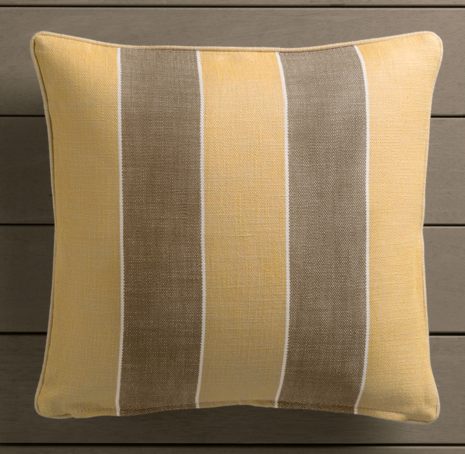 Perennials® Côte d'Azur Stripe Pillow Cover Soleil