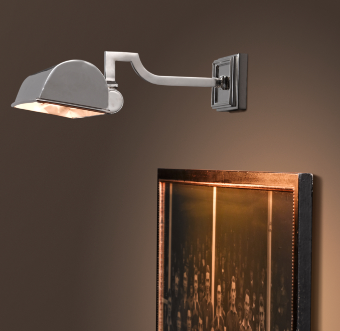 Picture Light Polished Nickel