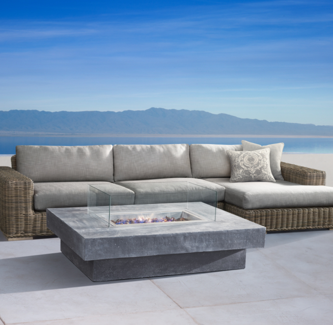 Perennials® Côte d'Azur Tile Pillow Cover Collection Graphite