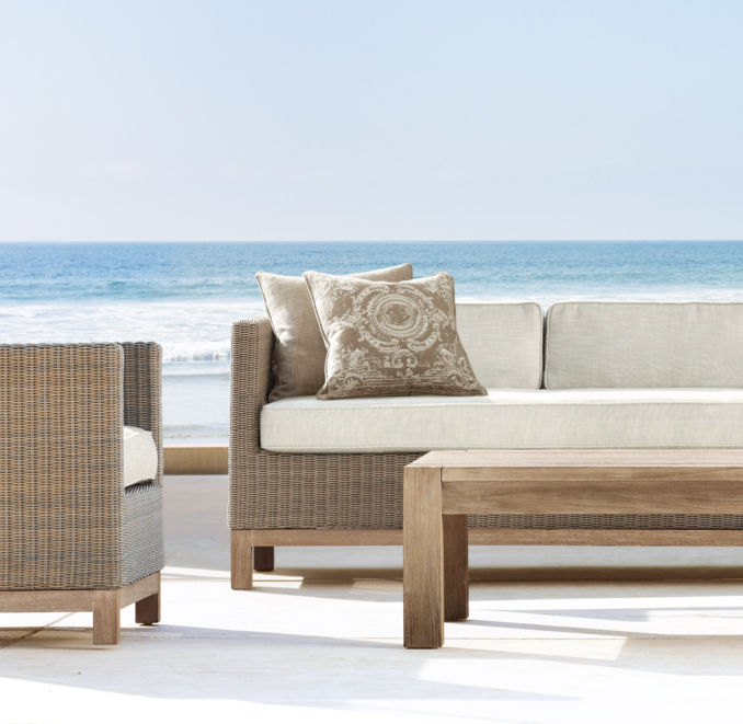Perennials® Côte d'Azur Tile Pillow Cover Collection Mocha