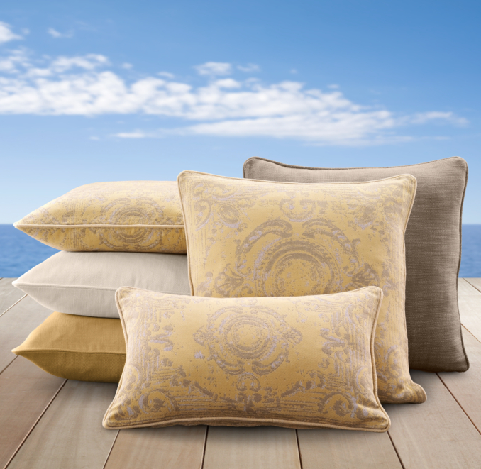 Perennials® Côte d'Azur Tile Pillow Cover Collection Soleil