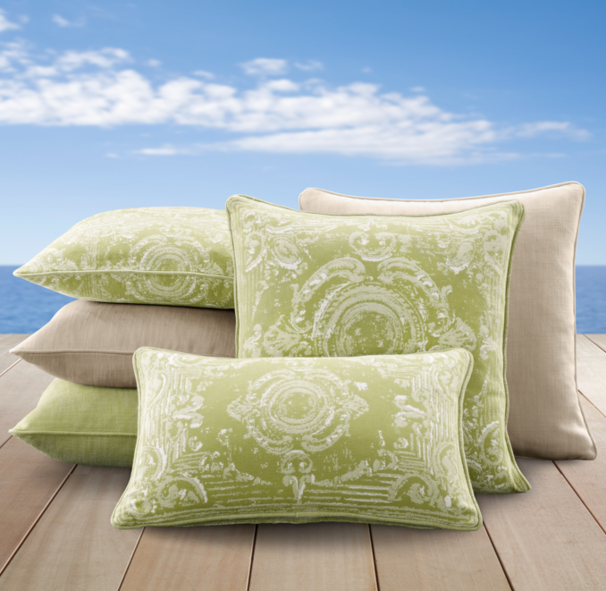 Perennials® Côte d'Azur Tile Pillow Cover Collection Vert