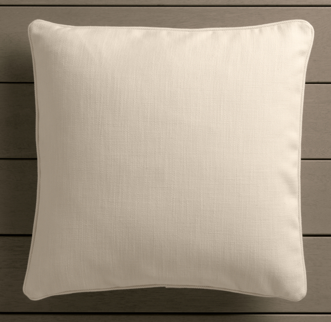 Perennials® Côte d'Azur Textured Linen Weave Pillow Cover Natural
