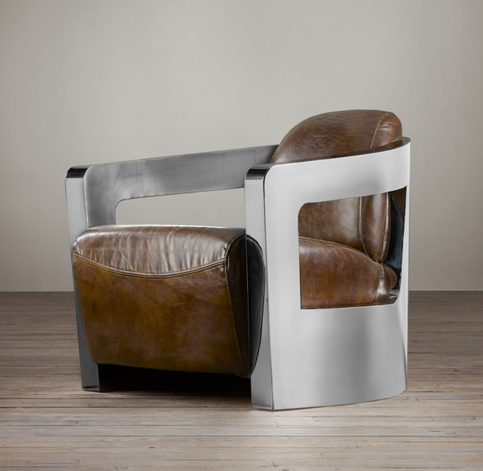 Atlantic Coupe Leather Swivel Chair