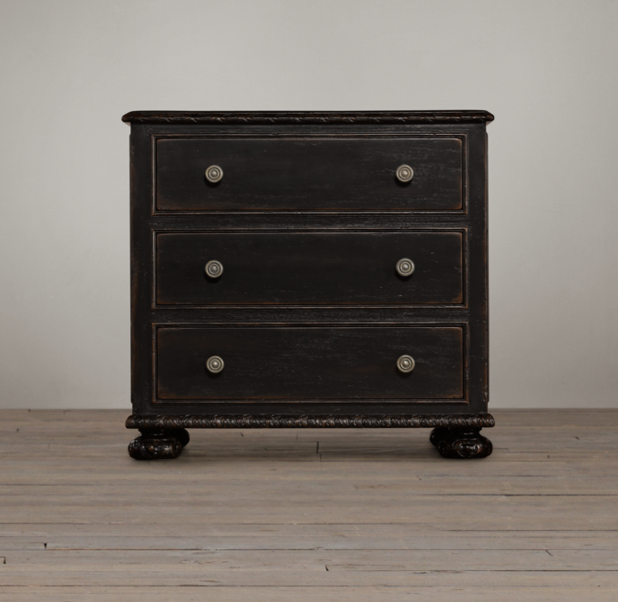 French Empire Closed Nightstand