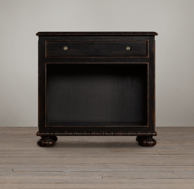 French Empire Open Nightstand