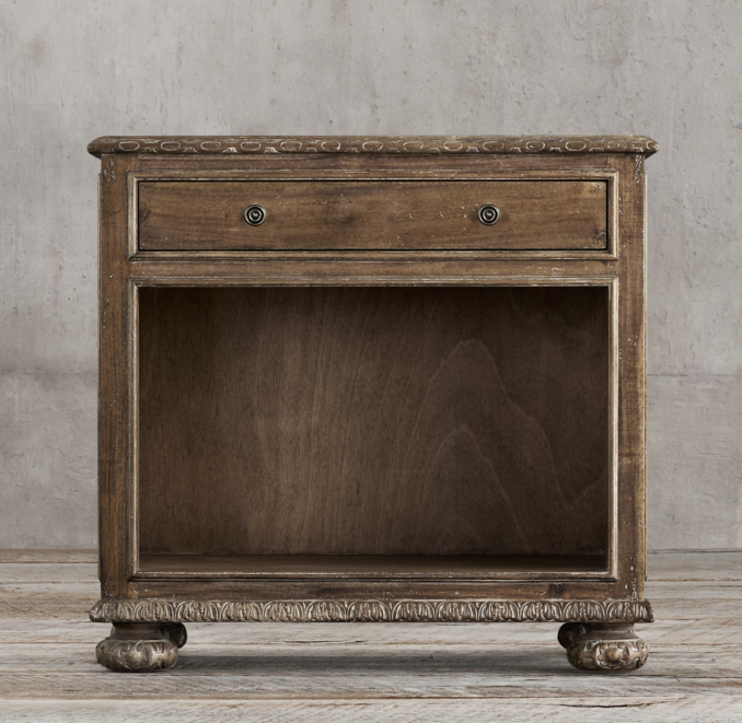 French Empire 32" Open Nightstand