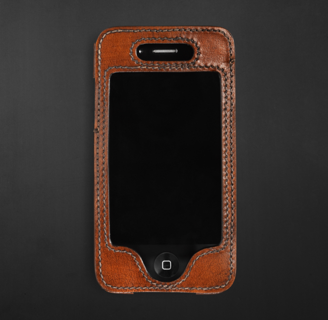 Artisan Leather iPhone® 4 & 4S Cover -  Chestnut