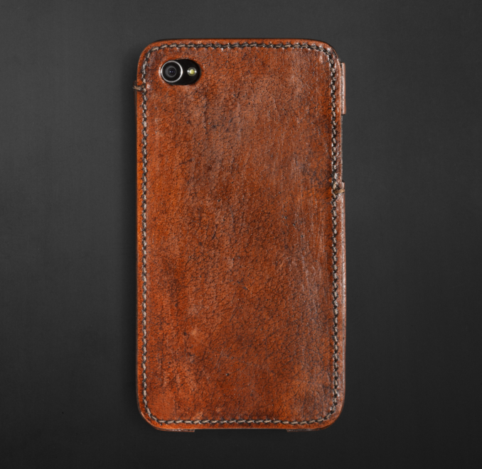 Artisan Leather iPhone® 4 & 4S Cover -  Chestnut
