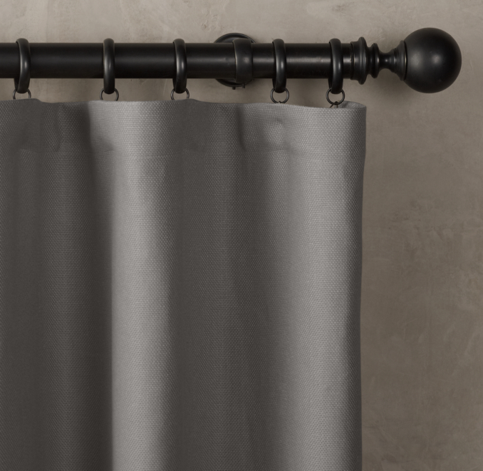 Heavyweight Textured Belgian Linen Drapery