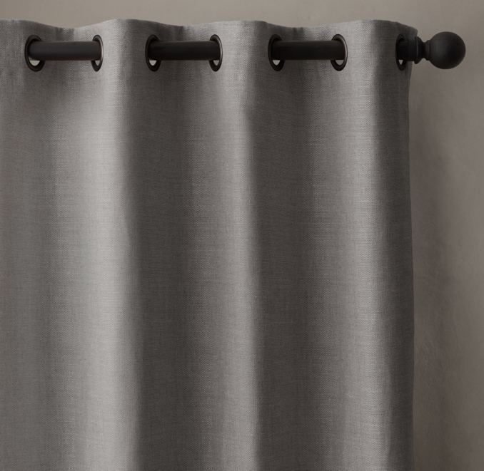 Heavyweight Textured Belgian Linen Drapery