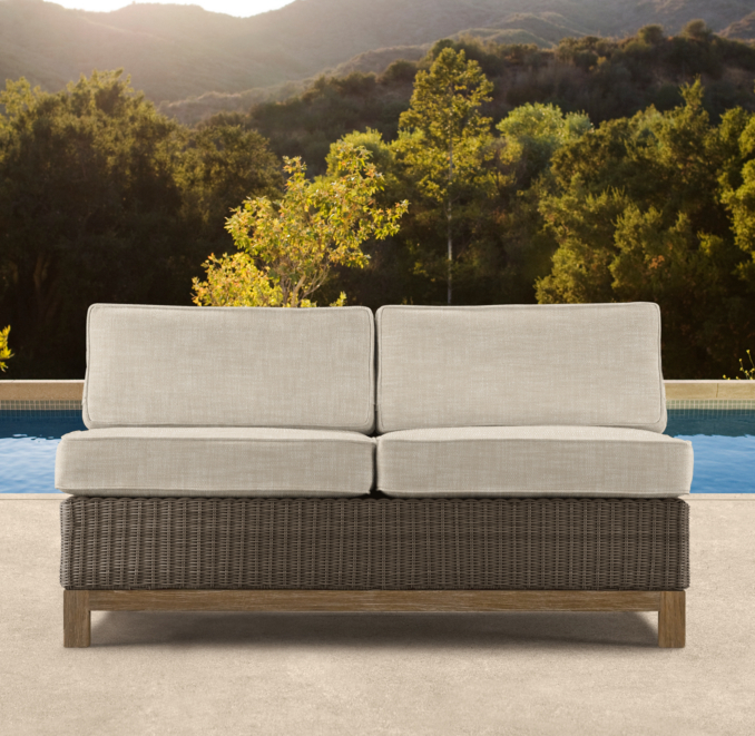 50" Malibu Armless Sofa Cushion