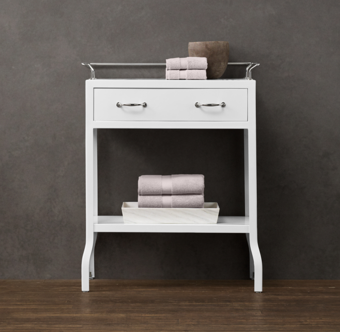 Pharmacy Cart Large White