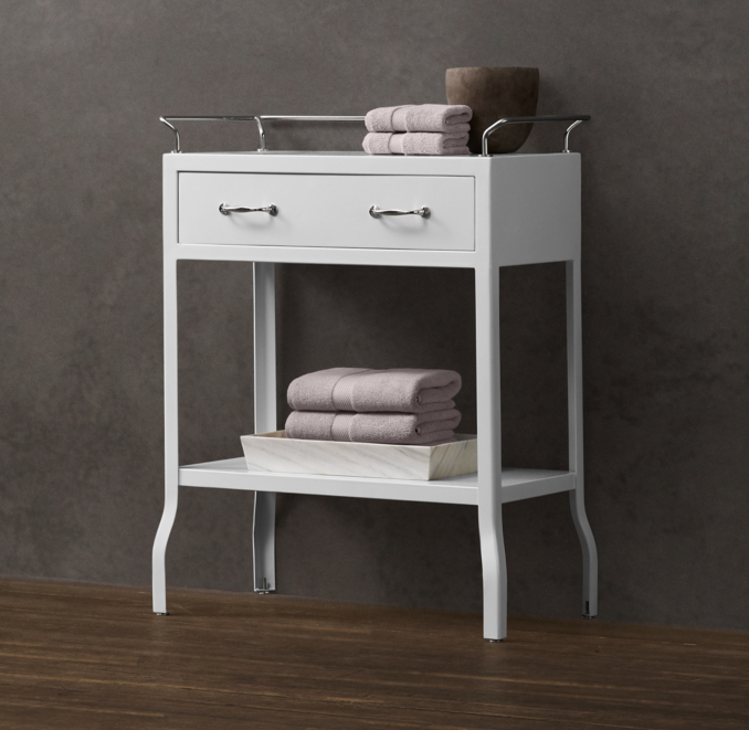 Pharmacy Cart Large White