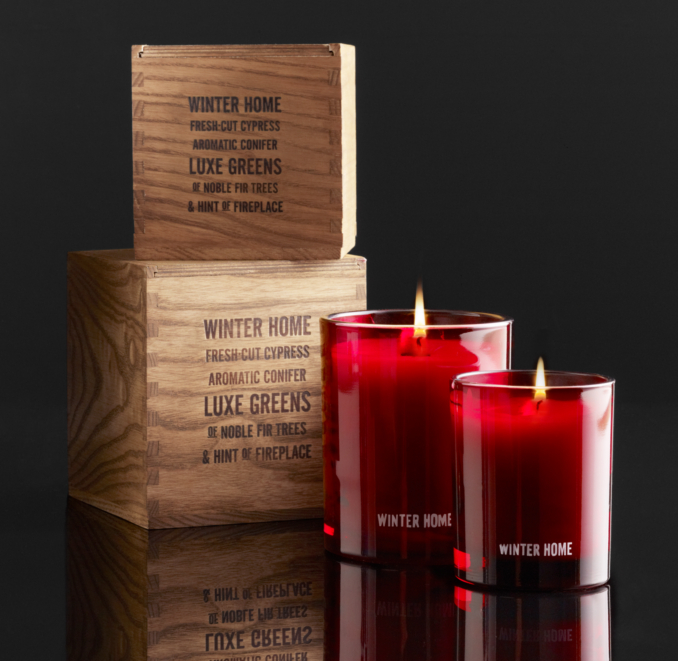 Winter Home Filled Candle