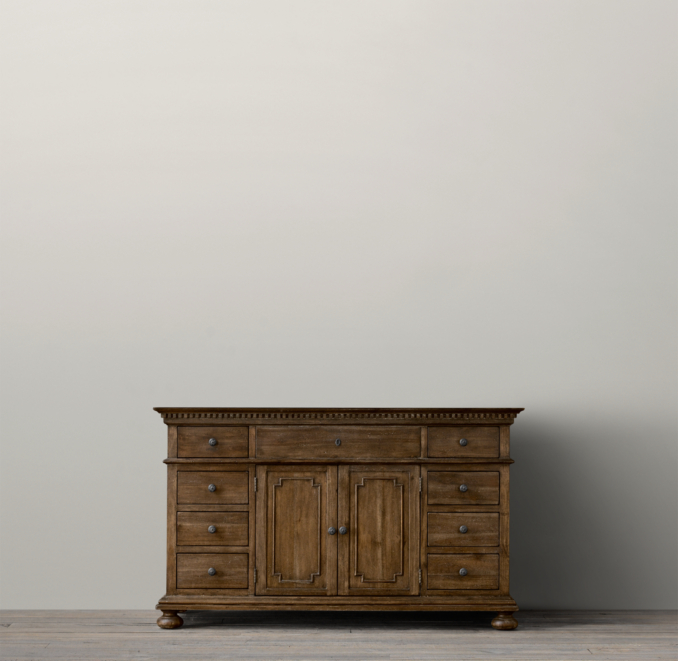 St. James Extra-Wide Single Vanity Sink Base