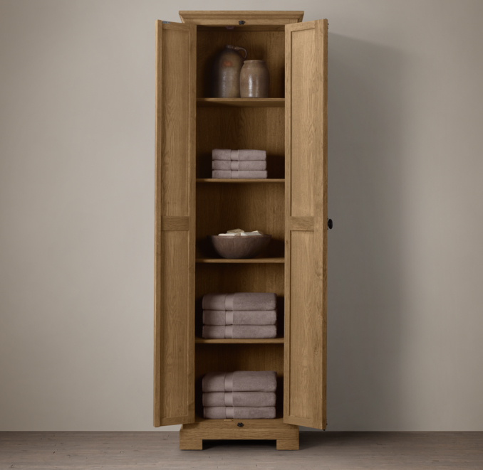 French Casement Tall Bath Cabinet
