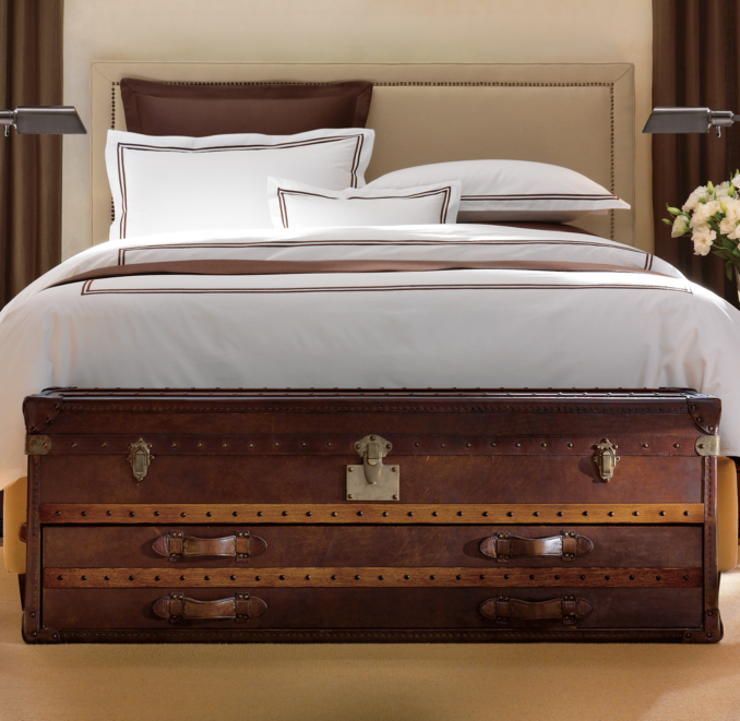 Italian Hotel Satin Stitch Bedding White Collection