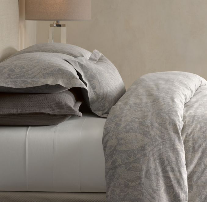 Italian 19th C. Medallion Bedding Collection