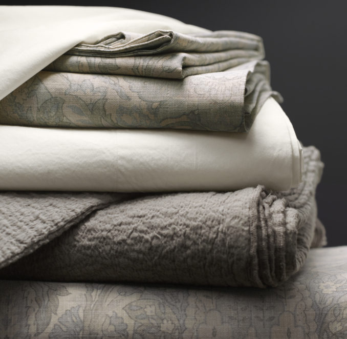 Italian 19th C. Medallion Bedding Collection