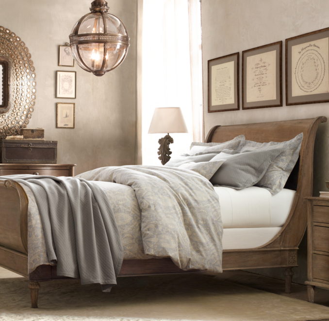Italian 19th C. Medallion Bedding Collection