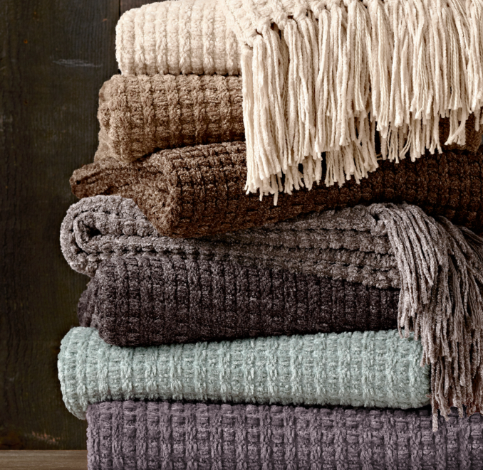 Chenille Throws - Braided