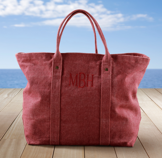 Corsica Beach Tote Poppy