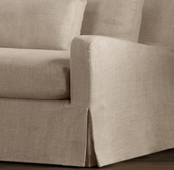 Belgian Slope Arm Slipcovers