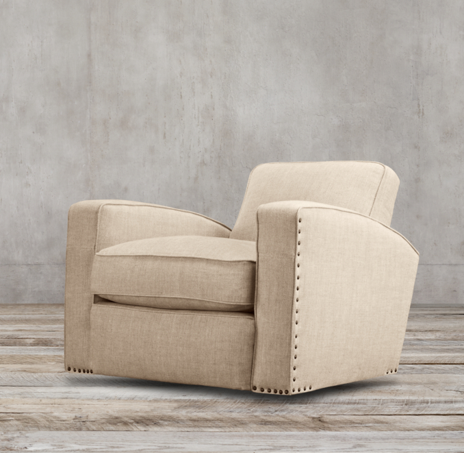 Library Upholstered Swivel Chair
