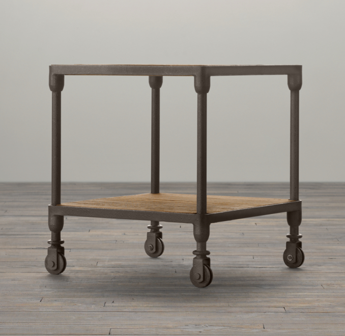 20" Dutch Industrial Side Table
