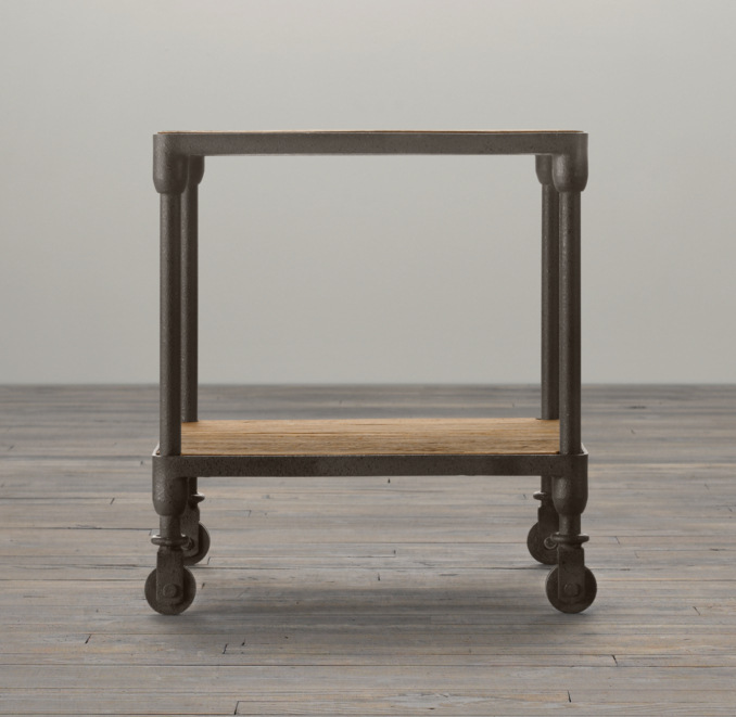 20" Dutch Industrial Side Table (Set of 2)