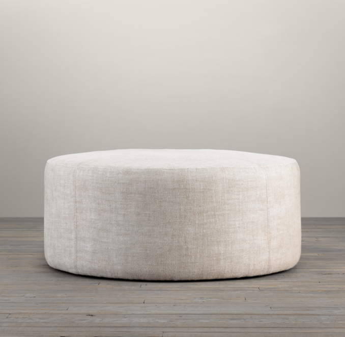 36" Cooper Upholstered Round Ottoman