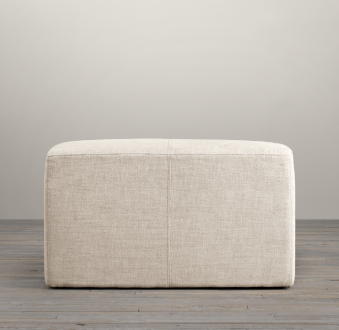 30" Cooper Upholstered Rectangular Ottoman