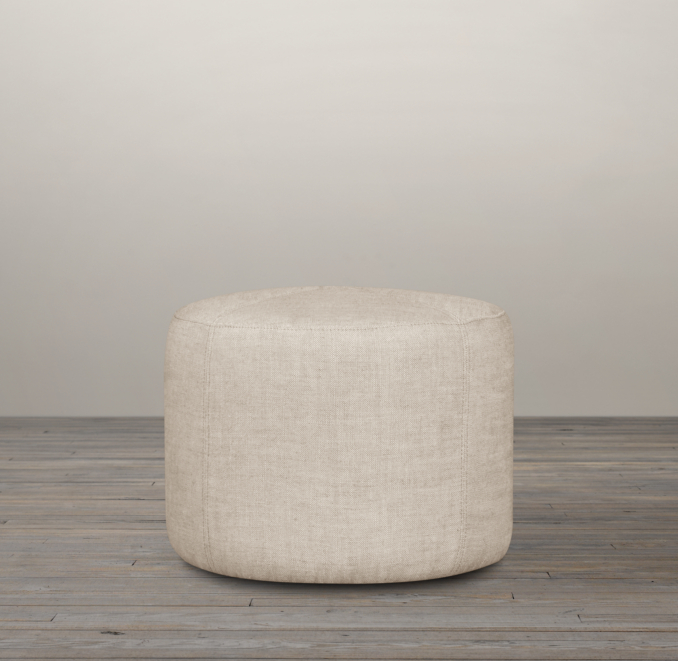 20" Cooper Upholstered Round Ottoman