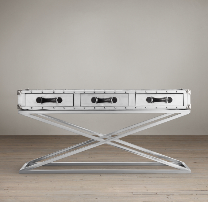 Trans-Atlantic Steamer Trunk Console