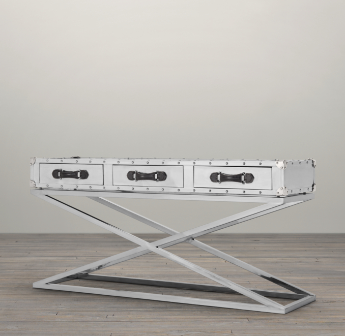 Trans-Atlantic Steamer Trunk Console