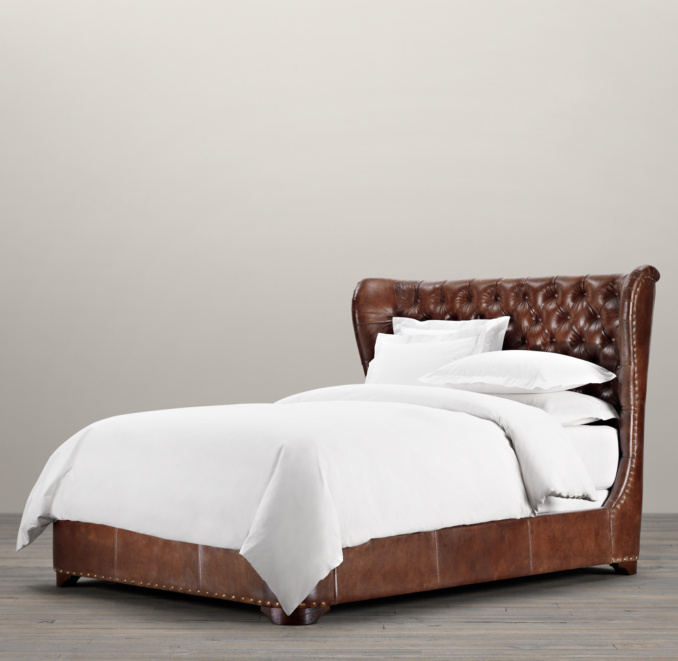 Churchill Leather Framed Bed