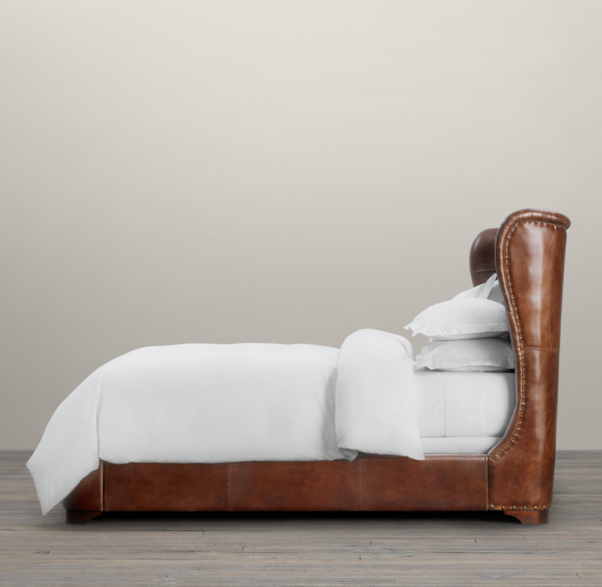Churchill Leather Framed Bed