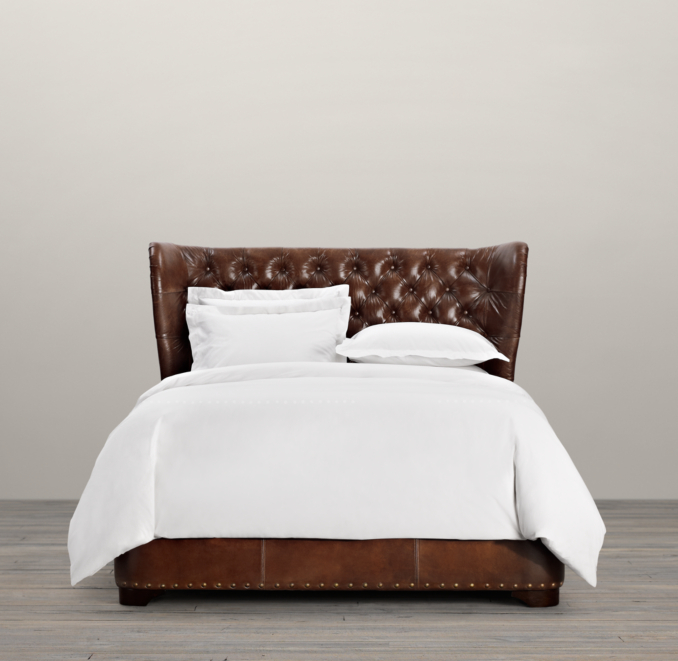 Churchill Leather Framed Bed