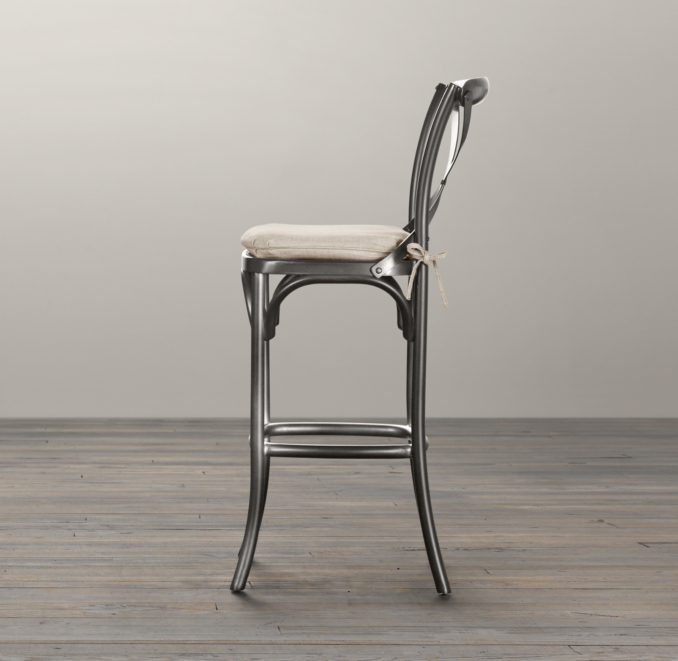 Metal Madeleine Stool