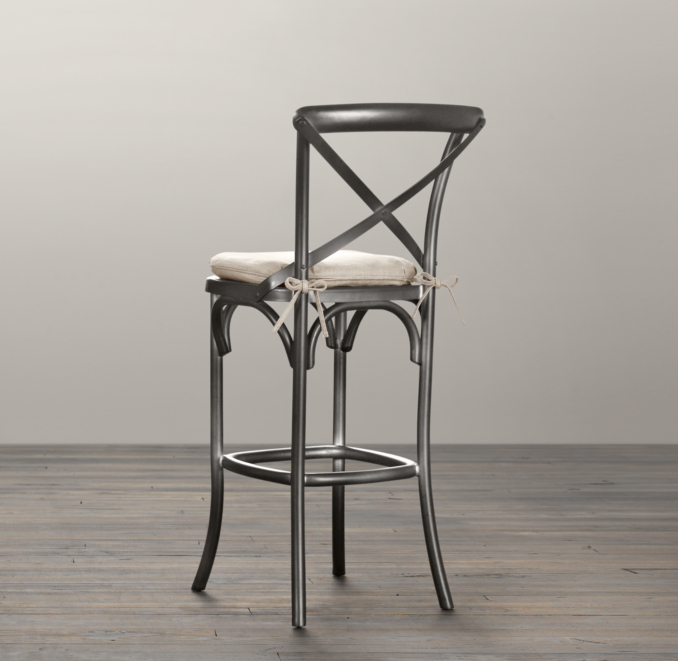 Metal Madeleine Stool
