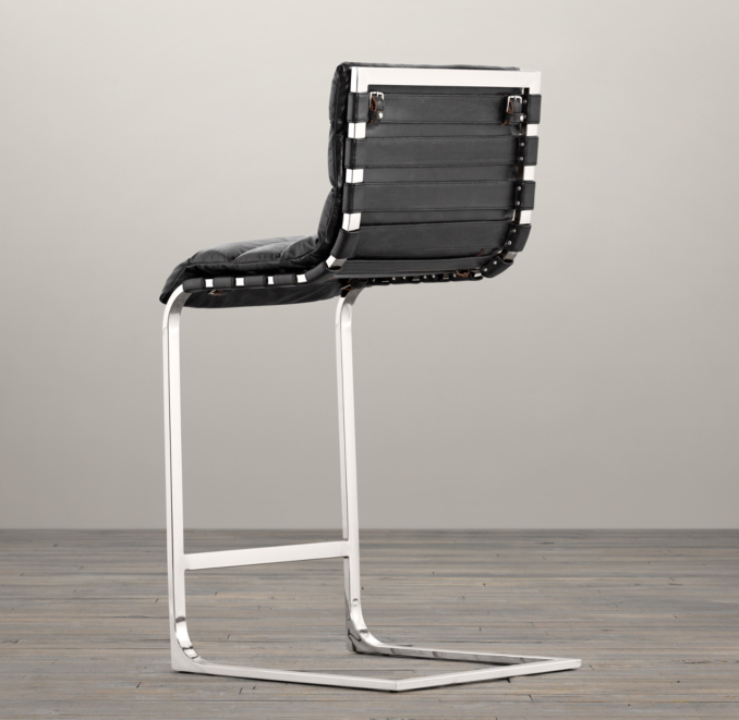Oviedo Leather Barstool