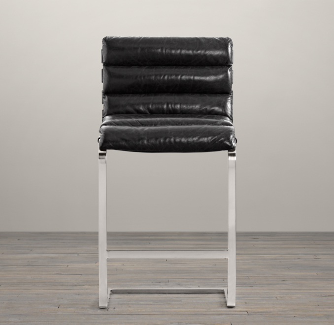 Oviedo Leather Counter Stool
