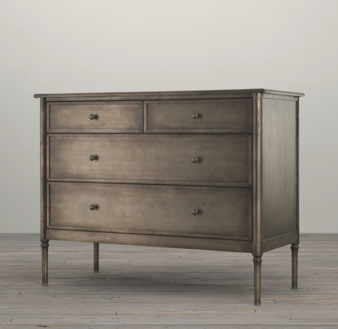 Spencer Metal 4-Drawer Dresser