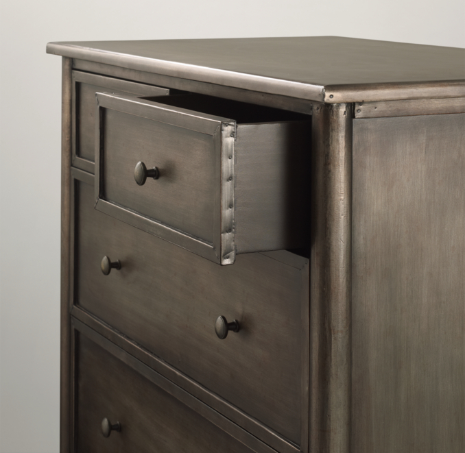 Spencer Metal 4-Drawer Dresser