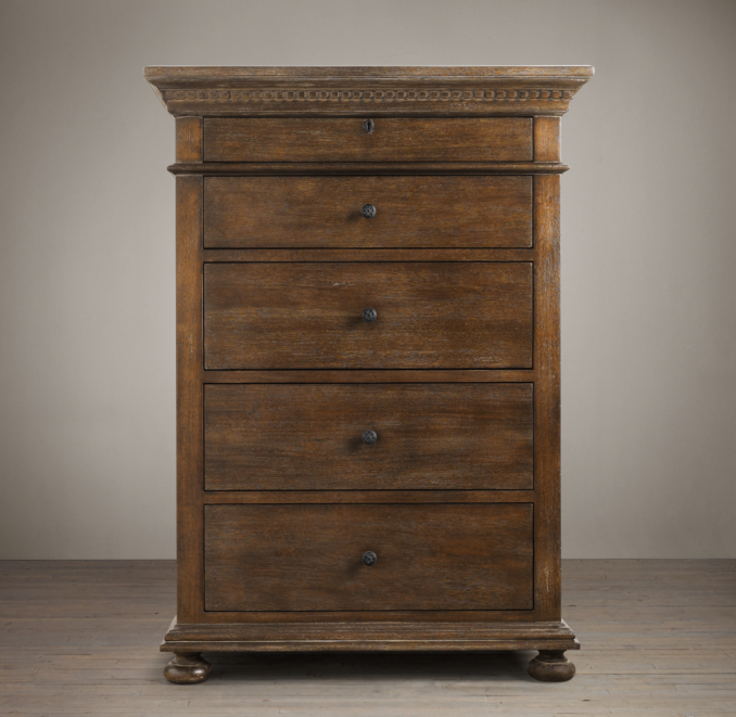 St. James Narrow 5-Drawer Dresser