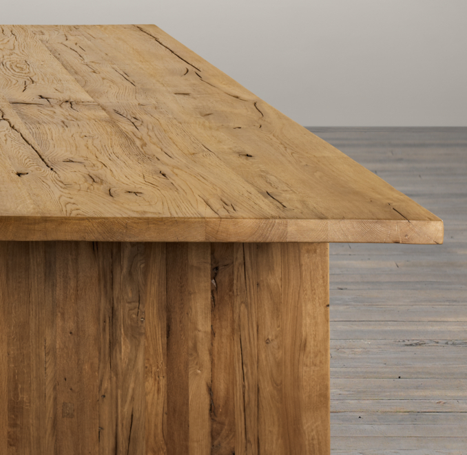 Reclaimed Russian Oak Plank Rectangular Dining Tables