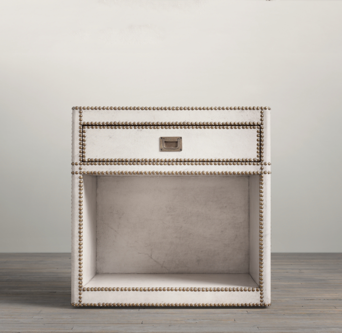 Marseilles Parchment Open Nightstand (Set of 2)